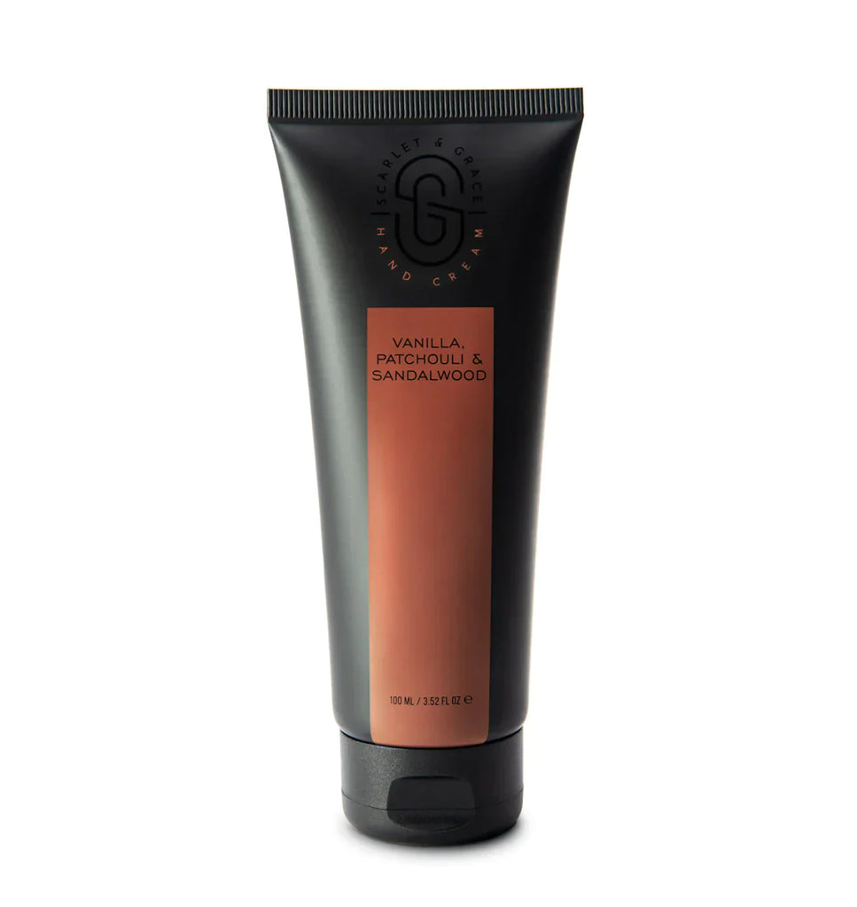 Scarlet and Grace Vanilla, Patchouli & Sandalwood Hand Cream - 100ml