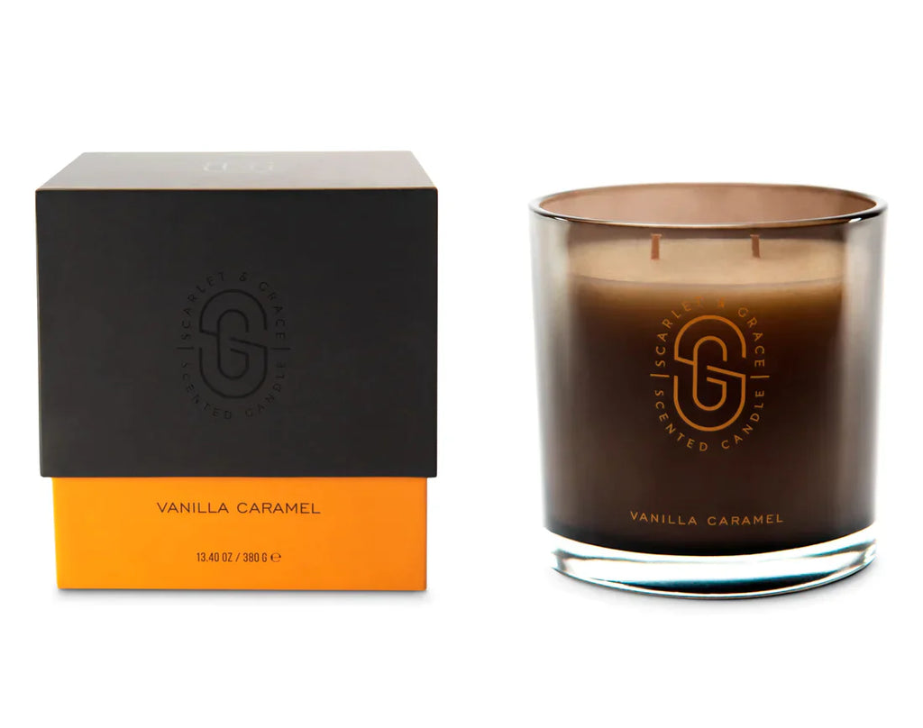 Scarlet and Grace Vanilla Caramel Candle - 380g
