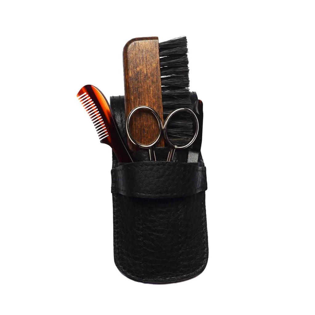 Geo F Trumper 4 Piece Moustache Set