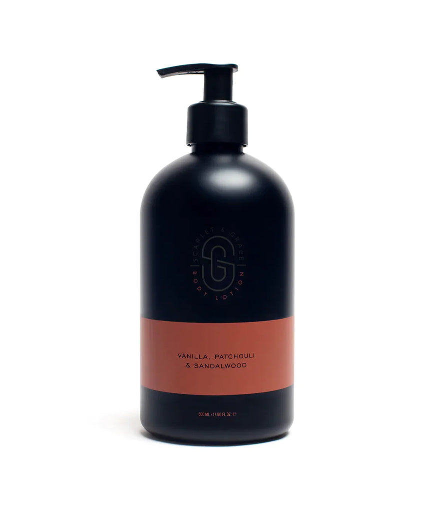 Scarlet and Grace Vanilla, Patchouli & Sandalwood Body Lotion - 500ml