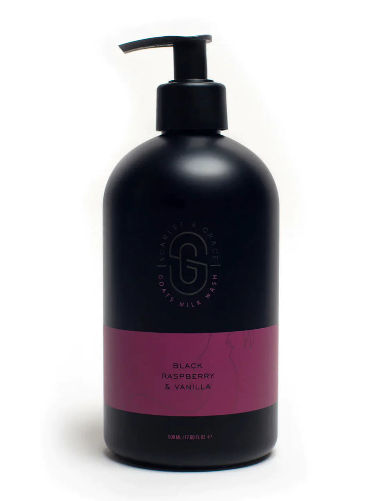 Scarlet and Grace Black Raspberry & Vanilla Goats Milk Wash - 500ml
