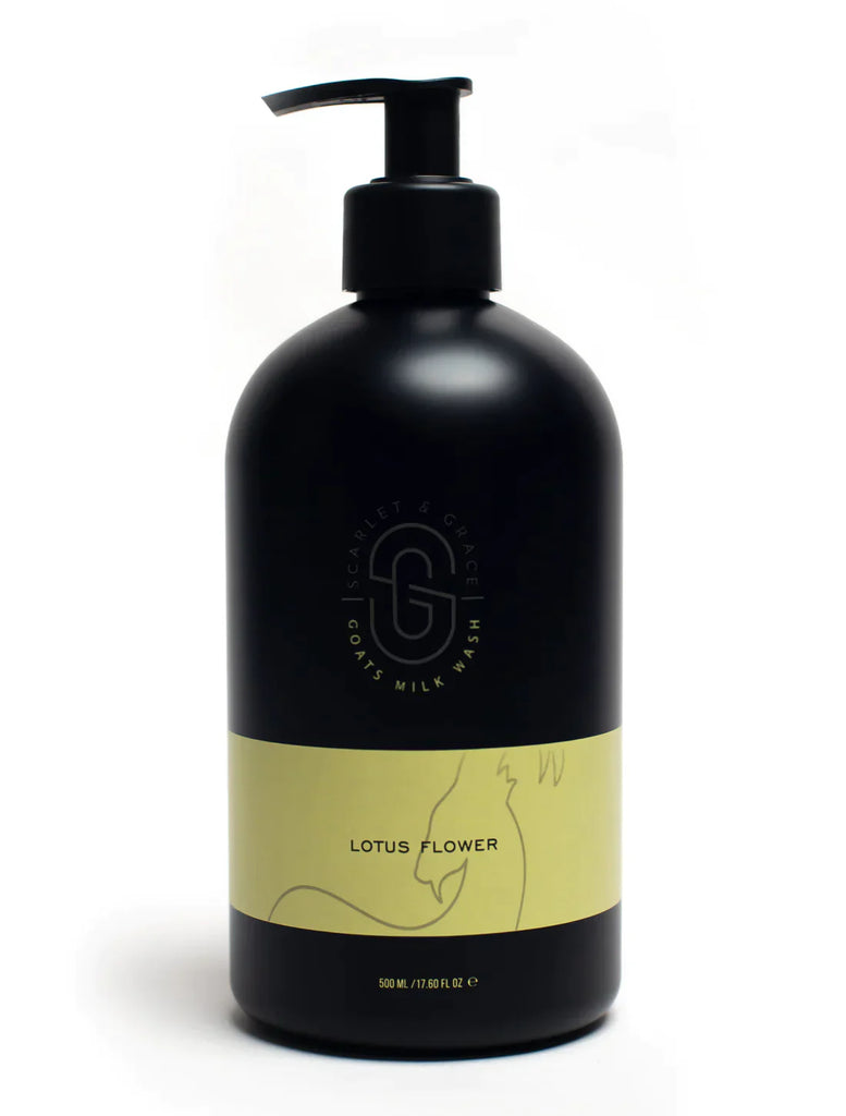 Scarlet and Grace Lotus Flower Goats Milk Wash - 500ml