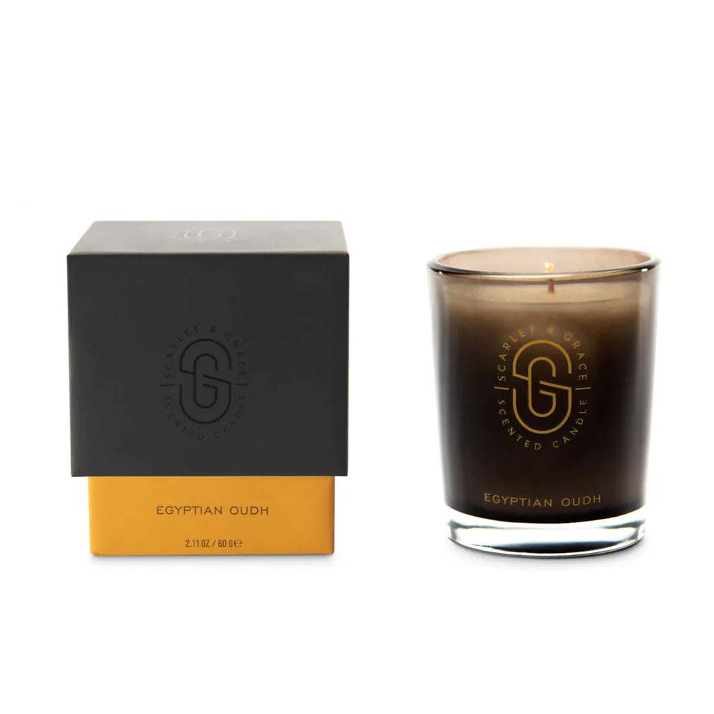 Scarlet and Grace Egyptian Oudh Mini Candle - 60g