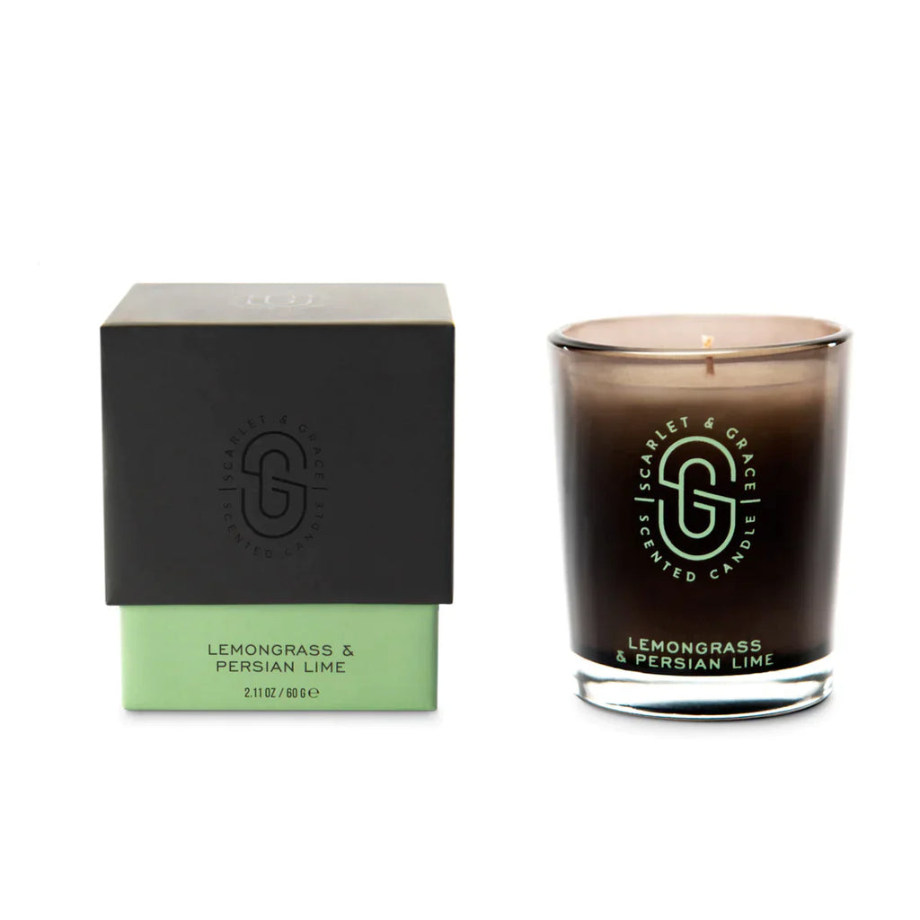 Scarlet and Grace Lemongrass & Persian Lime Mini Candle - 60g