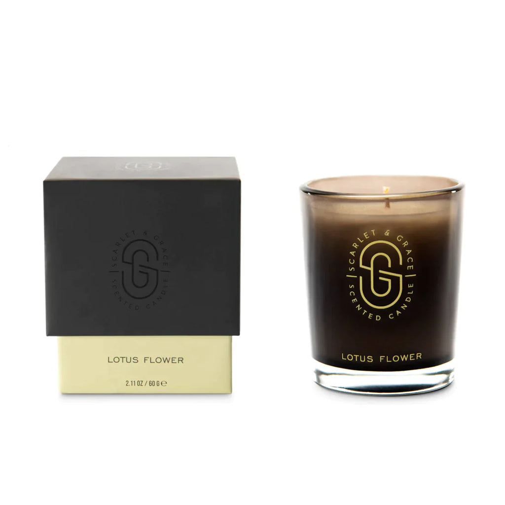 Scarlet and Grace Lotus Flower Mini Candle - 60g