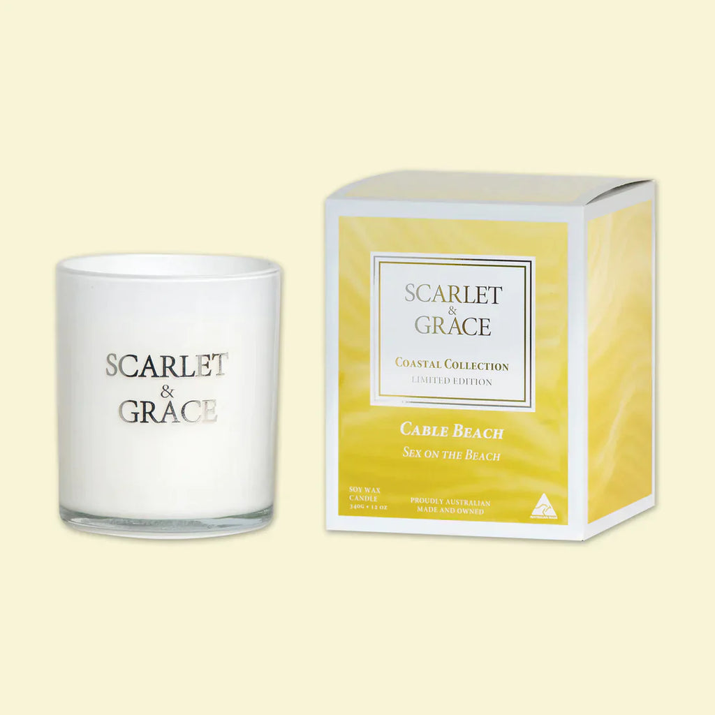 Scarlet and Grace Cable Beach - Sex on the Beach Candle - 340g