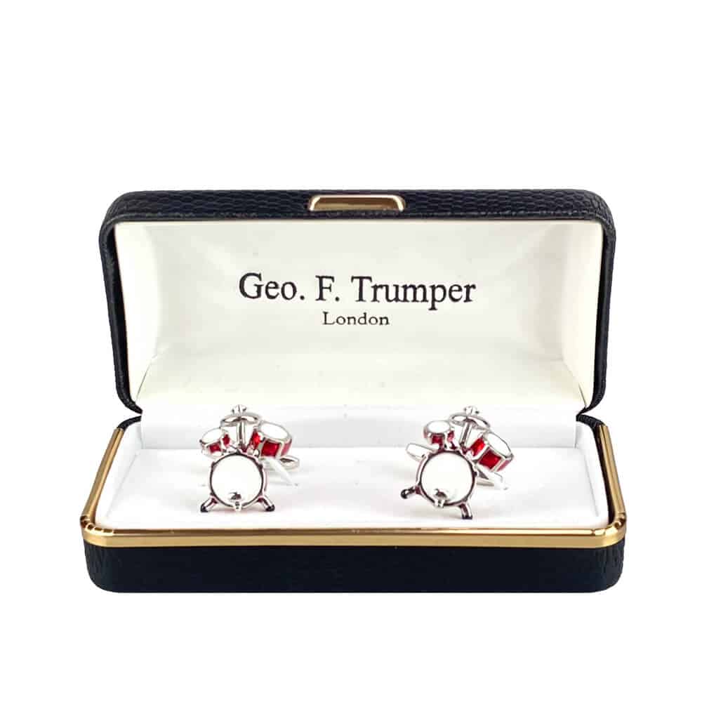 Geo F Trumper Drum Set Cufflinks