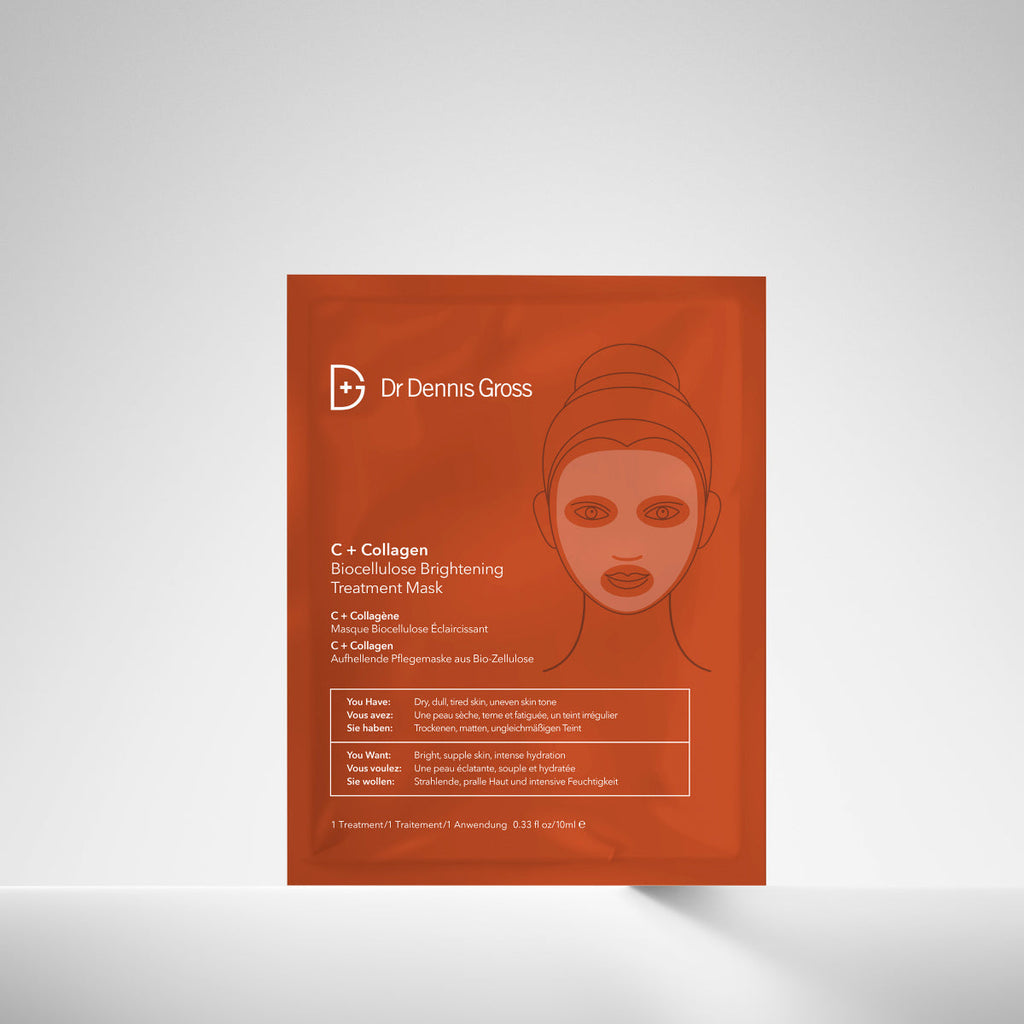 Dr Dennis Gross  C+ Collagen Biocellulose Brightening Treatment Mask