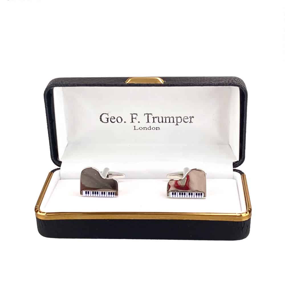Geo F Trumper Mini Grand Piano Cufflinks