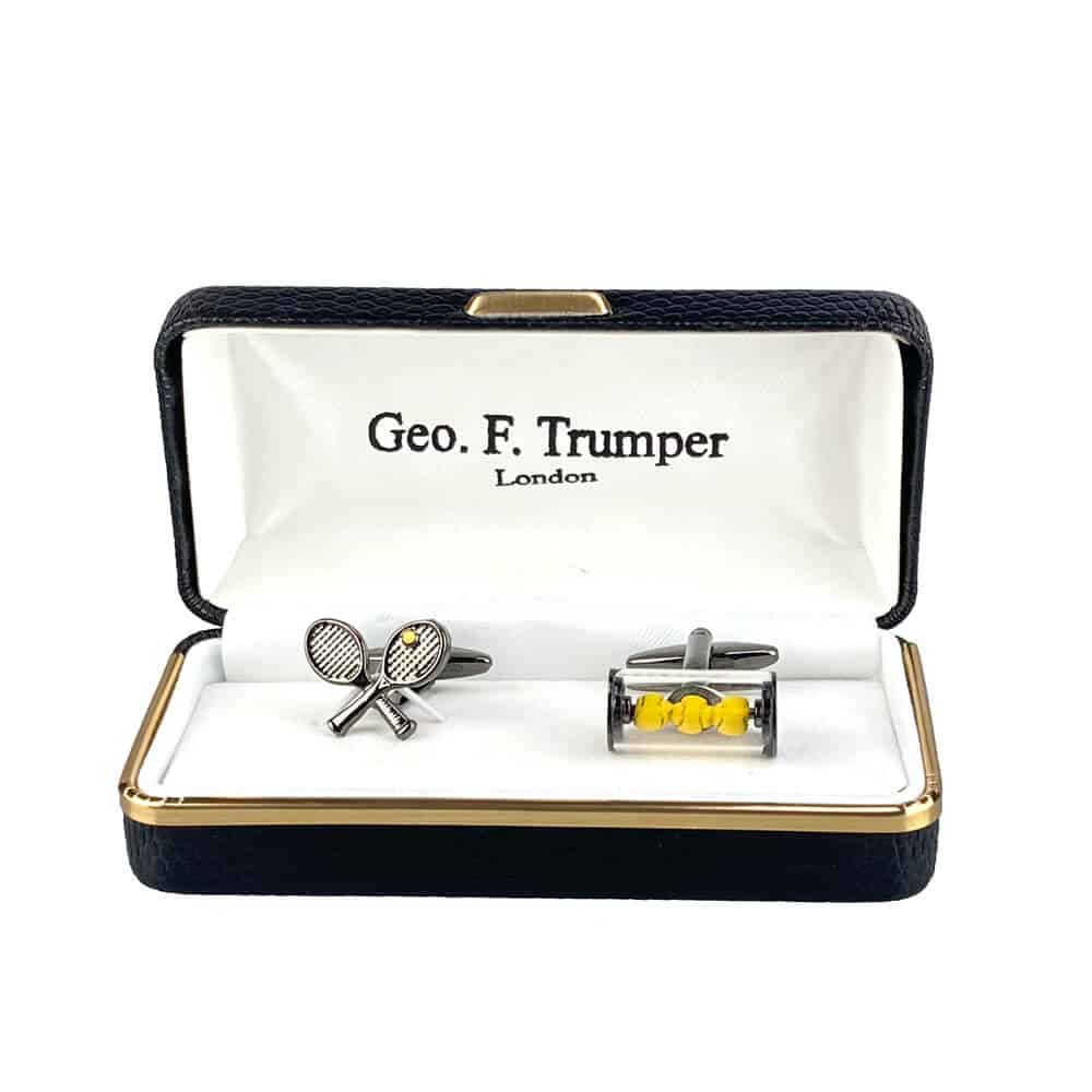 Geo F Trumper Tennis Cufflinks