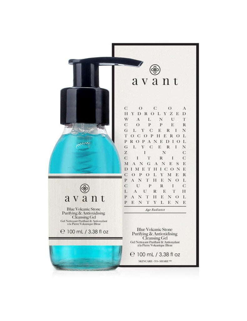 Avant Skincare Blue Volcanic Stone Purifying & Antioxidising Cleansing Gel -100ml