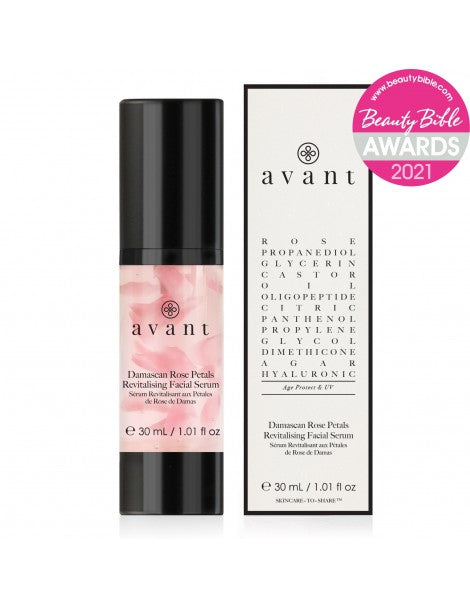 Avant Skincare Damascan Rose Petals Revitalising Facial Serum - 30ml