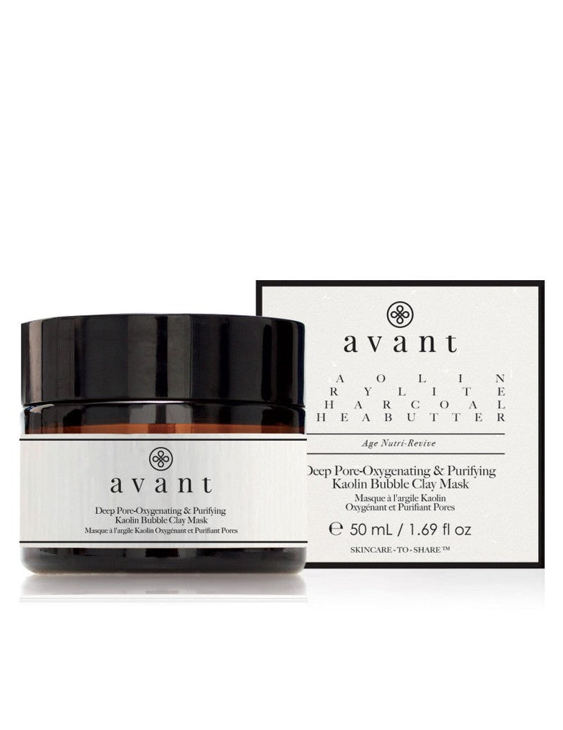 Avant Skincare Deep Pore Oxygenating & Purifying Kaolin Bubble Clay Mask -50ml