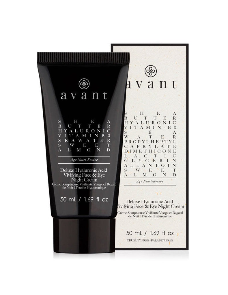Avant Skincare Discovery edit - Deluxe Hyaluronic Acid Vivifying Face & Eye Night Cream - 50ml