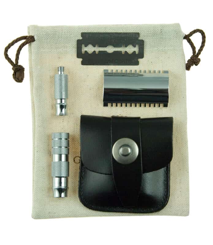 Geo F Trumper Travel Safety Razor