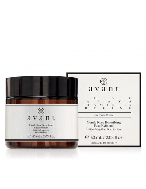 Avant Skincare Gentle Rose Beautifying Face Exfoliant -60ml