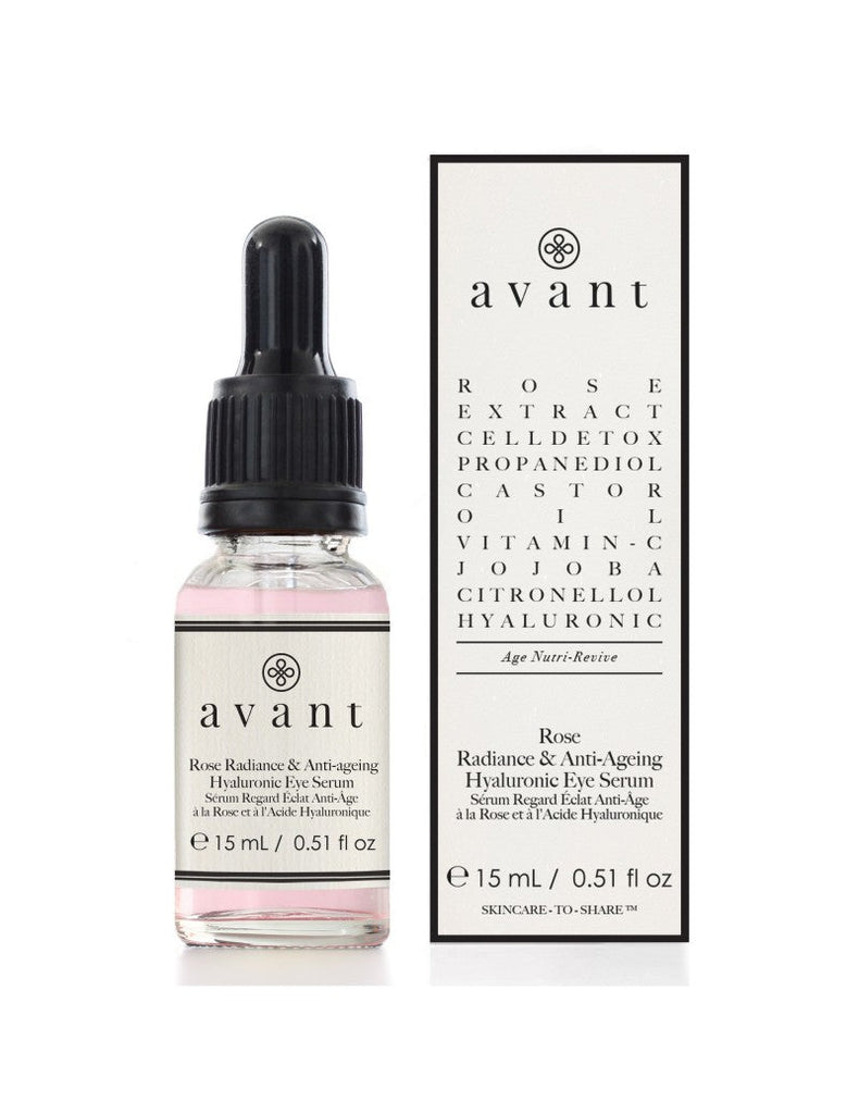 Avant Skincare Rose Radiance & Anti-ageing Hyaluronic Eye Serum- 15ml